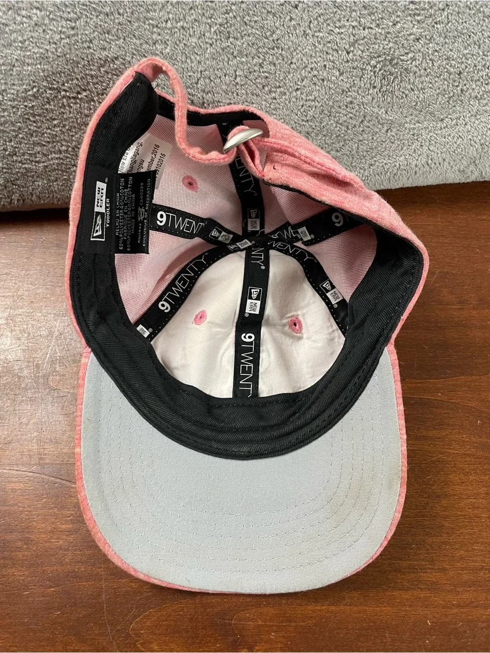 Toddler Baseball Hat Los Angeles Angels Anaheim New Era 9Twenty Red Strapback
